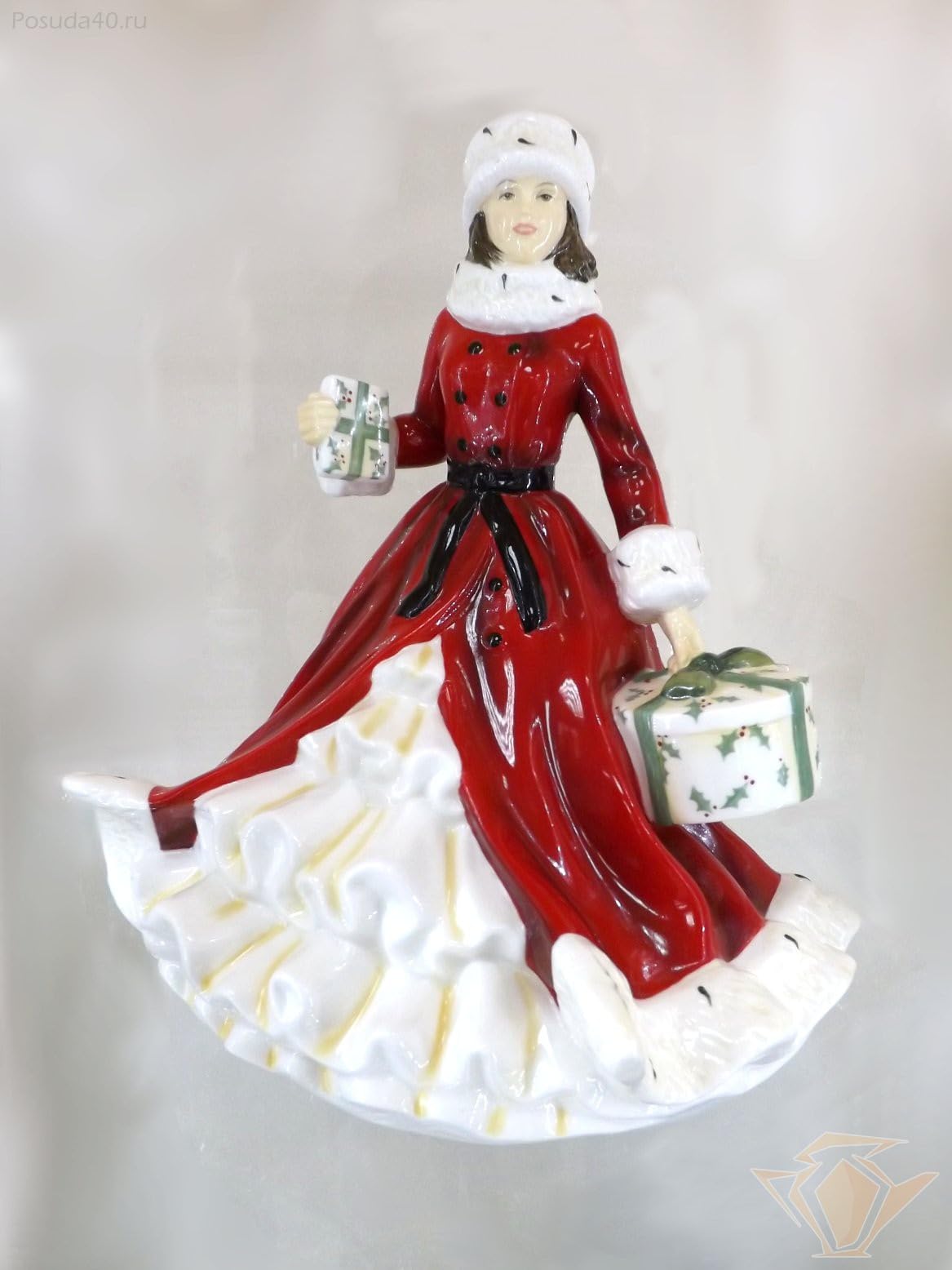All Wrapped Up Figurine - Red Collectible Home Decor | Perfect for Christmas Gifts, Shelf Displays & Holiday Decorations