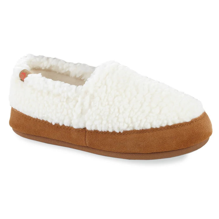 Women's Acorn Moc Slippers with Puff Popcorn Design - Cozy Indoor/Outdoor House Shoes for Winter Comfort & Casual Wear
