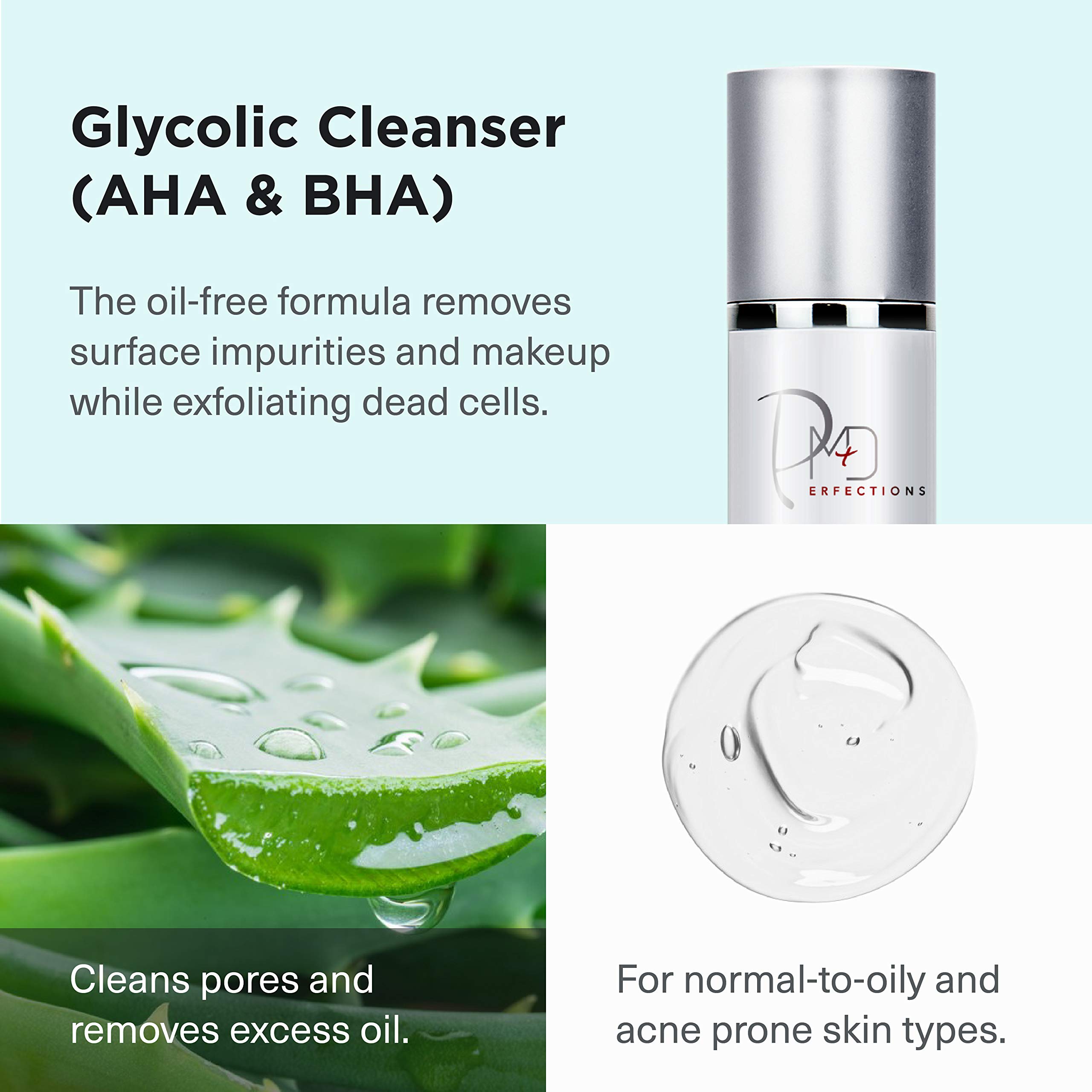 Active Facial Cleanser for Oily & Acne-Prone Skin | Vegan Botanical Face Wash with Breakout Control | Daily Deep Cleansing Gel for Men & Women | Perfect for Morning & Night Skincare Routine