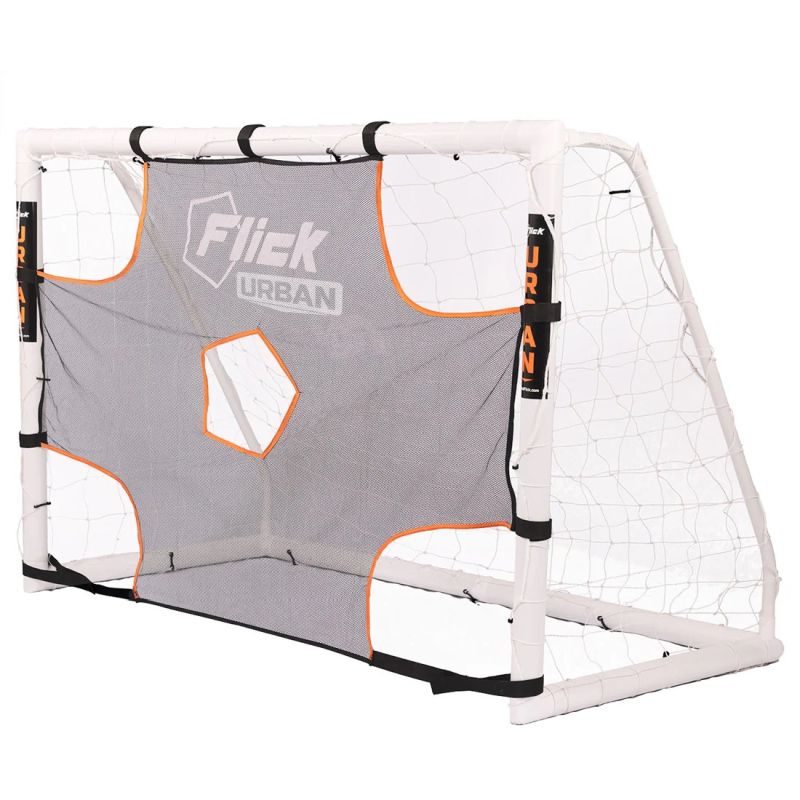 Football Flick Urban Goal Target Sheet 6x4 (1.8m x 1.2m) - Portable Soccer Training Net for Backyard, Park & Urban Football Practice