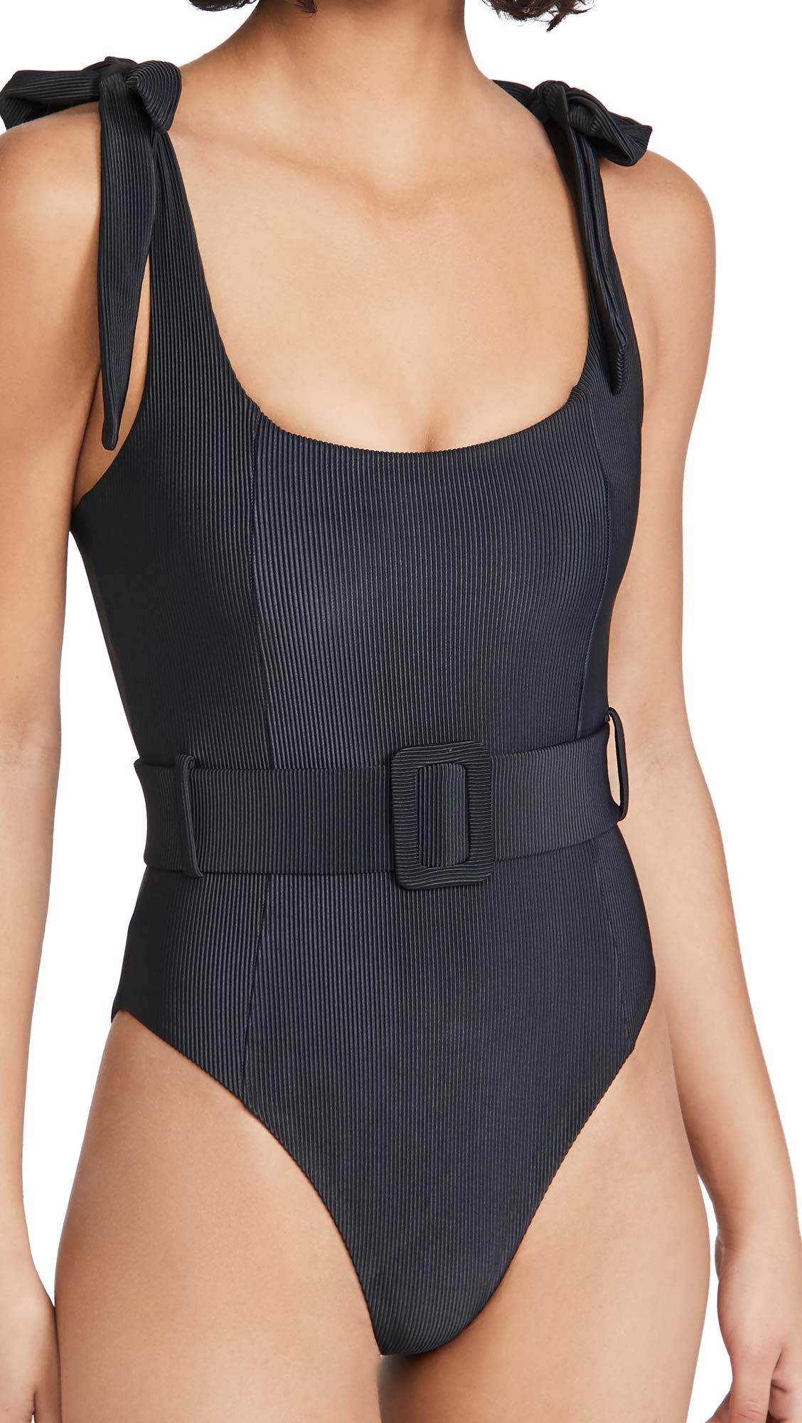 Beach Riot Women's Sydney Belted One-Piece Swimsuit - Sexy High Waist Bathing Suit with Adjustable Ties for Women | Perfect for Pool Party, Beach Vacation & Summer Getaways