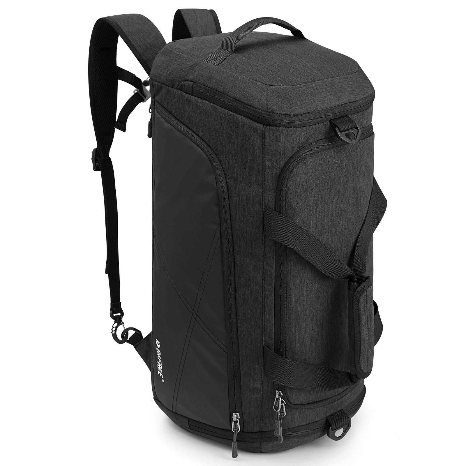 G4Free 60L 3-Way Duffle Backpack - Lightweight Gym Bag with Wet Pocket & Shoe Compartment for Men & Women - Perfect for Sports, Travel, Gym & Weekend Getaways