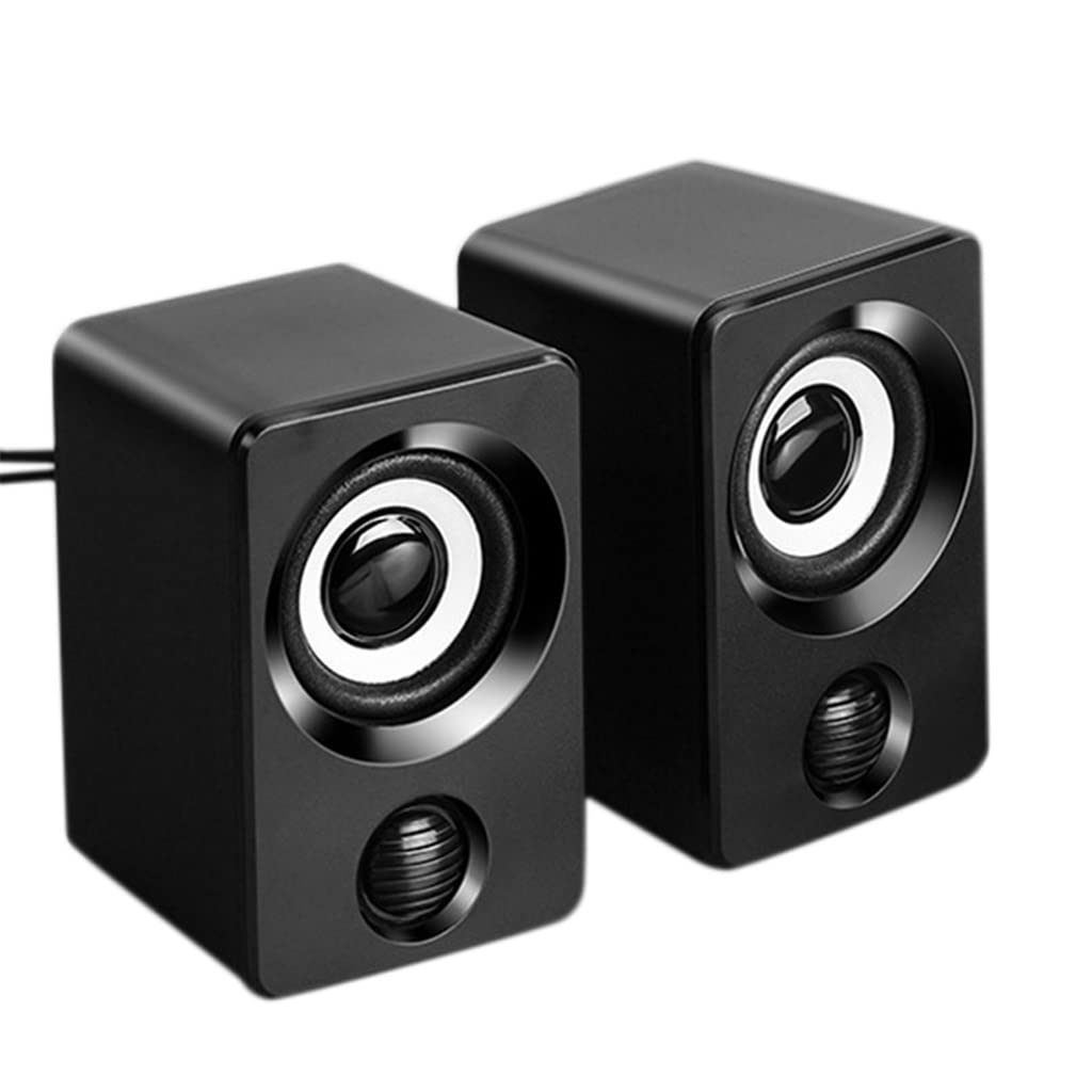 Premium USB-Powered Stereo Computer Speakers for PC, Laptop & Smartphone - Crystal Clear Surround Sound for Gaming, Music & Movies | Home Office & Entertainment Setup