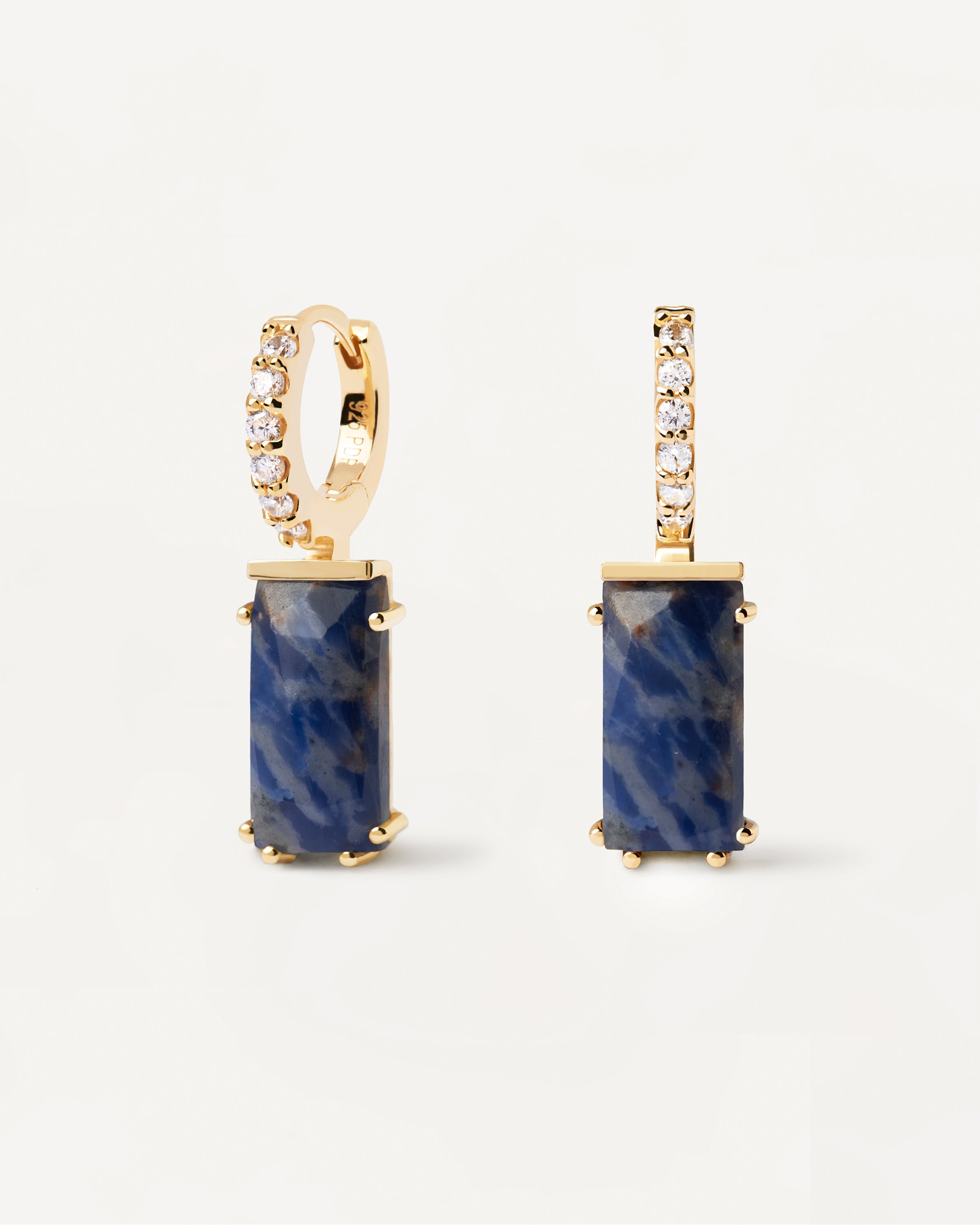 Kaori Sodalite Single Earring - Handmade Blue Gemstone Jewelry for Women - Perfect for Boho Style, Everyday Wear & Special Occasions