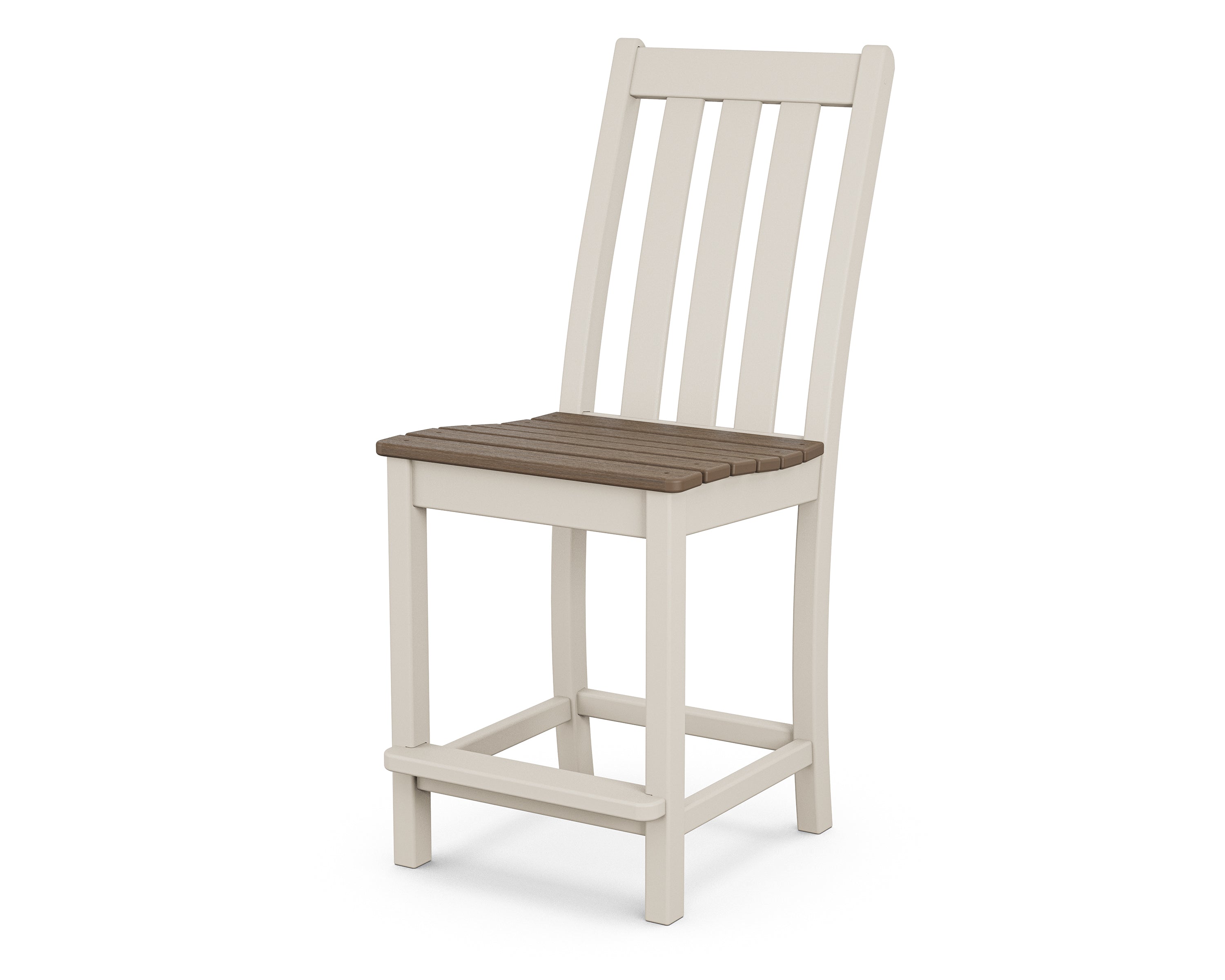 POLYWOOD Vineyard Counter Height Chair - Durable Outdoor Bar Stool for Patio, Deck, or Kitchen - Weather-Resistant & Easy to Clean - Perfect for Entertaining or Relaxing