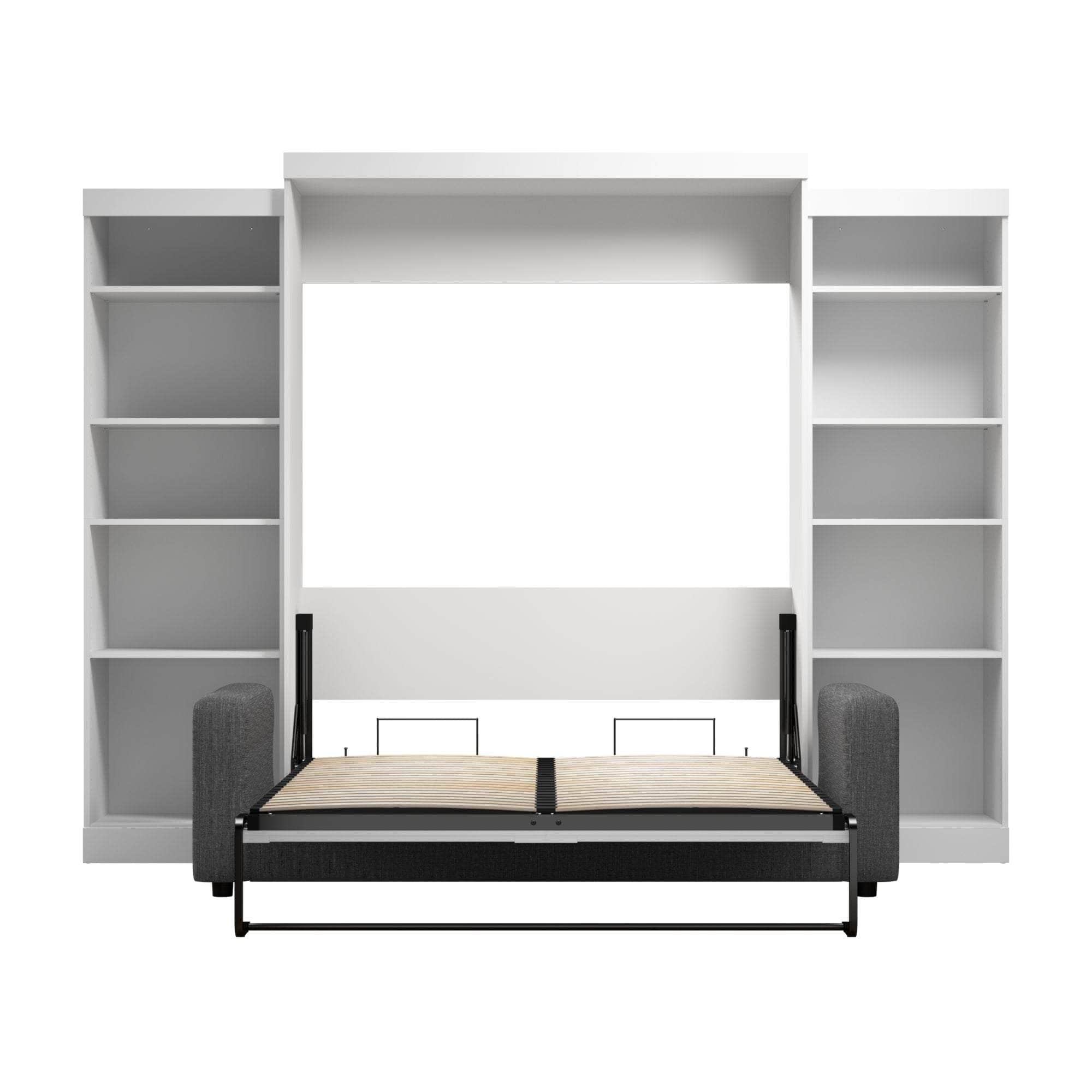 Pur Queen Murphy Wall Bed with 2 Storage Units & Sofa (115