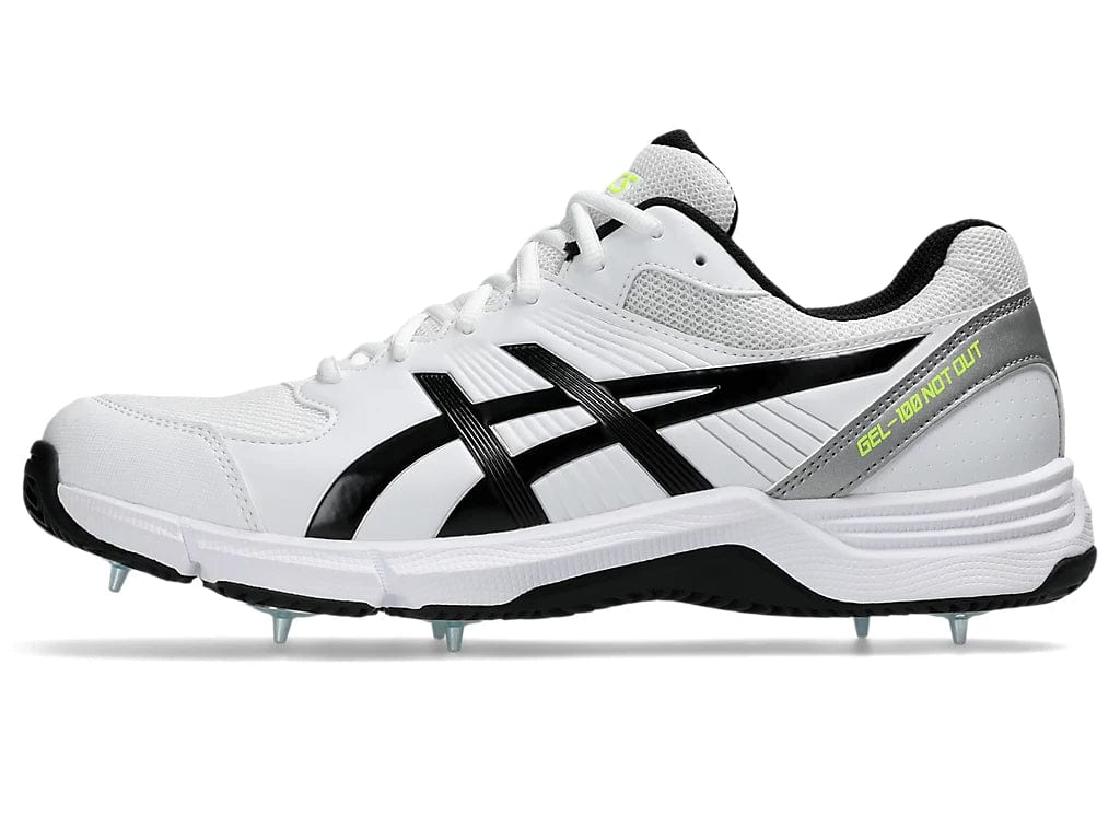 ASICS Gel 100 Not Out Men's Cricket Shoes - Lightweight Spiked Cleats for Professional Cricket Matches & Training | Perfect for Fast Bowling, Batting & Fielding on Grass Pitches