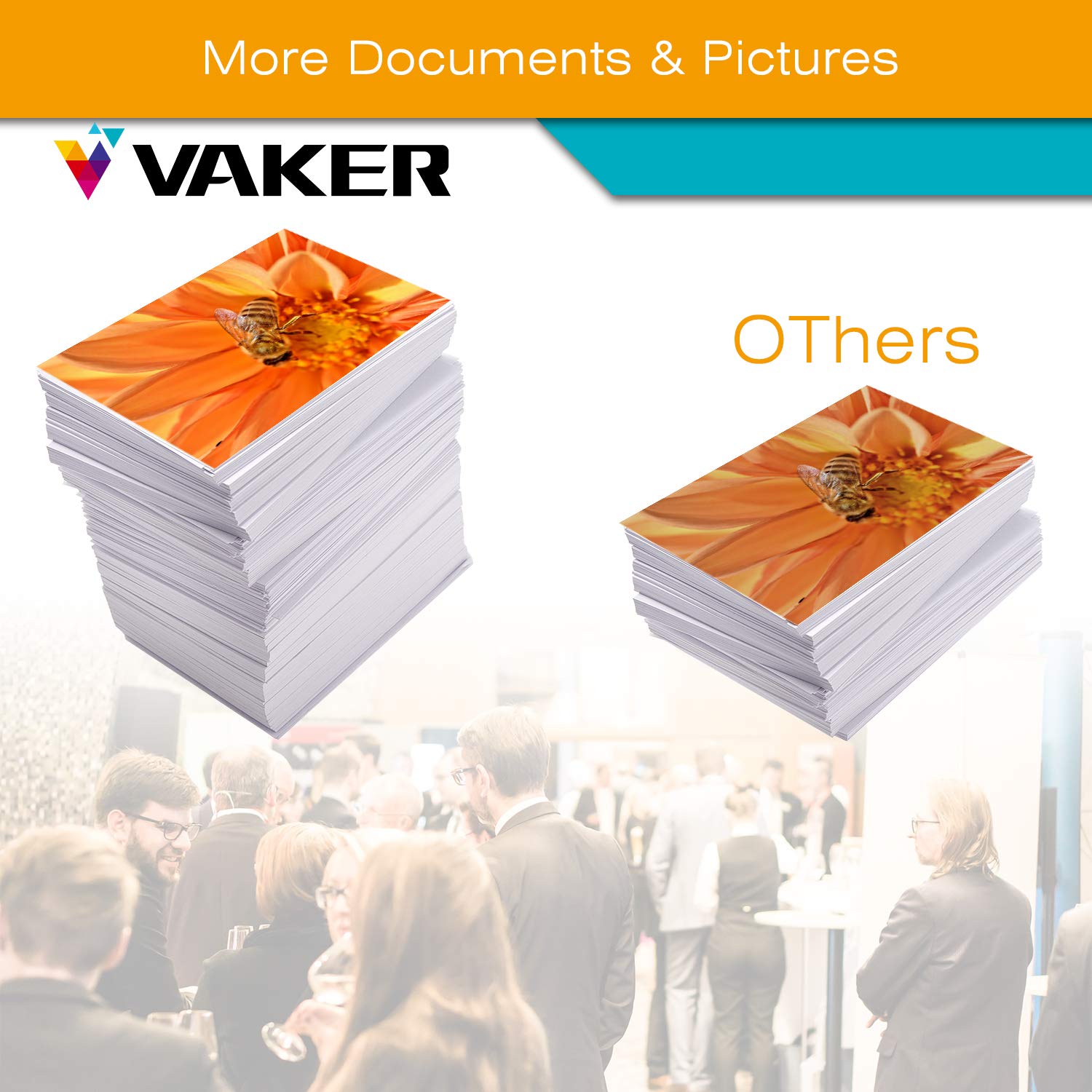 VAKER Remanufactured HP 63 & 63XL Ink Cartridge Combo Pack (2 Black) - Compatible with OfficeJet 3830/5255/5258/5200/4650/4655, Envy 4520/4510, DeskJet 3631/3632/3634/3639 Printers - Perfect for Home Office Printing & School Projects