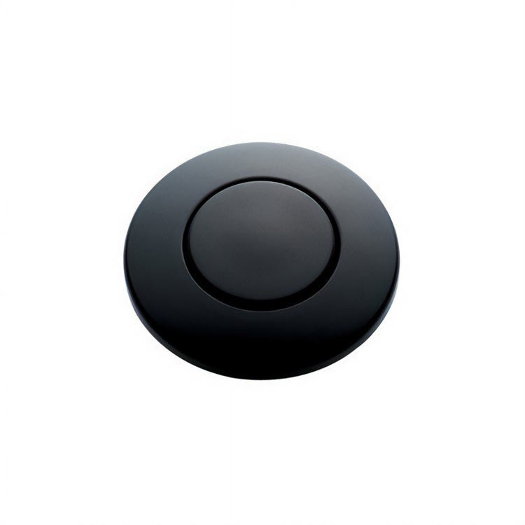 1-3/4 Inch Matte Black Plastic Air Switch Button for Garbage Disposal - Easy Installation, Durable & Waterproof - Perfect for Kitchen Sink, Bar, or RV Use