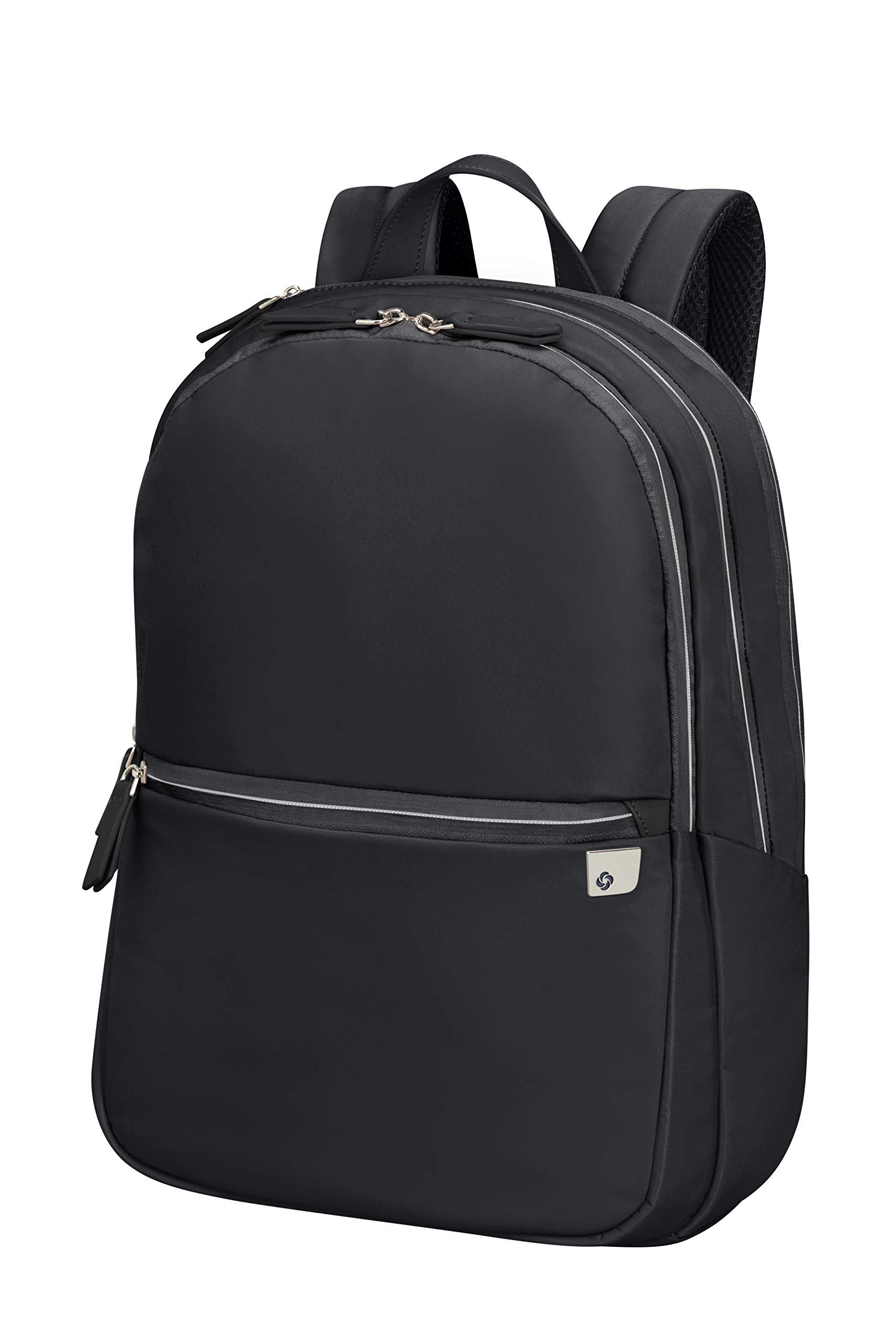 Samsonite Women's 15.6 Inch Laptop Backpack - Lightweight Business Travel Backpack with USB Charging Port, Water-Resistant & Spacious Design (Black, 19L) - Perfect for Work Commute, College & Airplane Carry-On