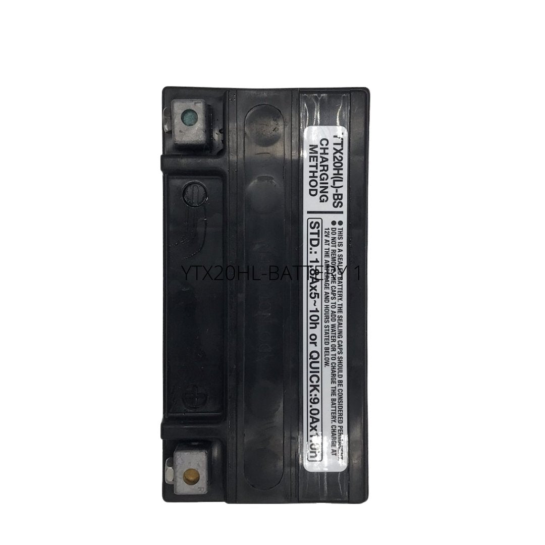 YTX20HL Motorcycle Battery 310 CCA - Compatible with Yuasa 20HL BS Replacement - Powers ATVs, Scooters & Powersports Vehicles