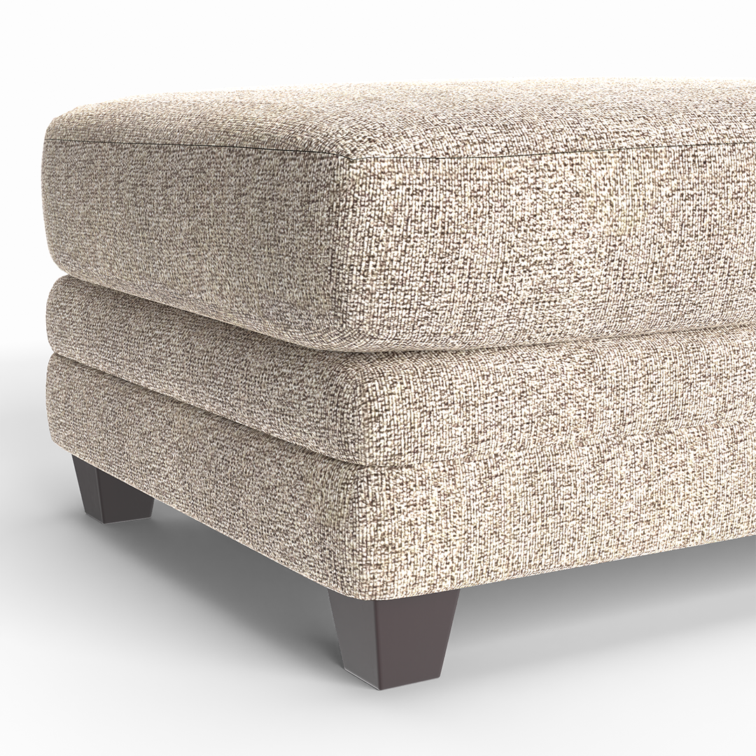 CozySoft Wool Ottoman Footrest - Plush & Durable Pouf for Living Room, Bedroom, Nursery - Perfect for Relaxing, Extra Seating & Home Decor