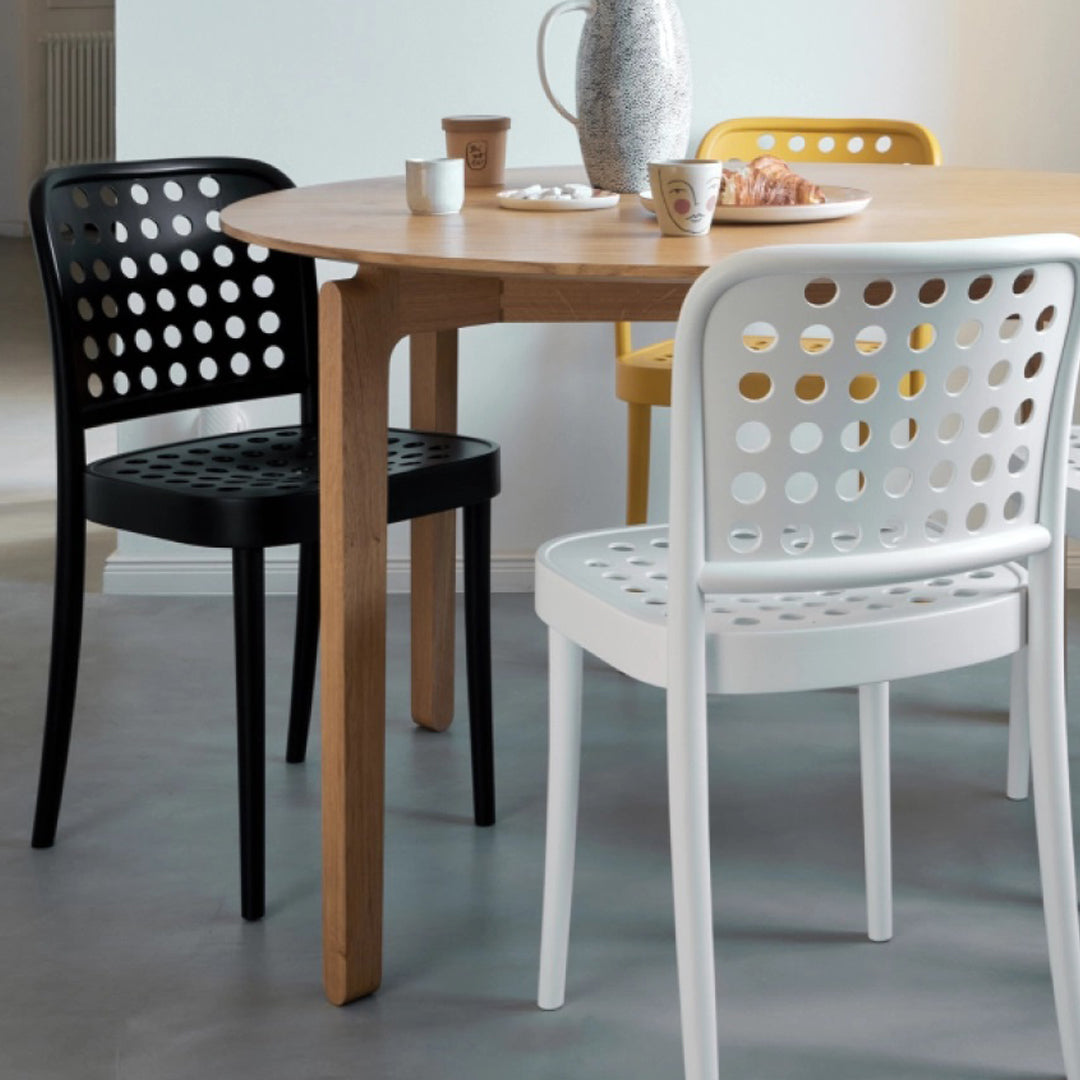 Claesson Koivisto Rune 822 Ton Modern Dining Chair - Scandinavian Design Wooden Seat for Home, Restaurant & Office Use
