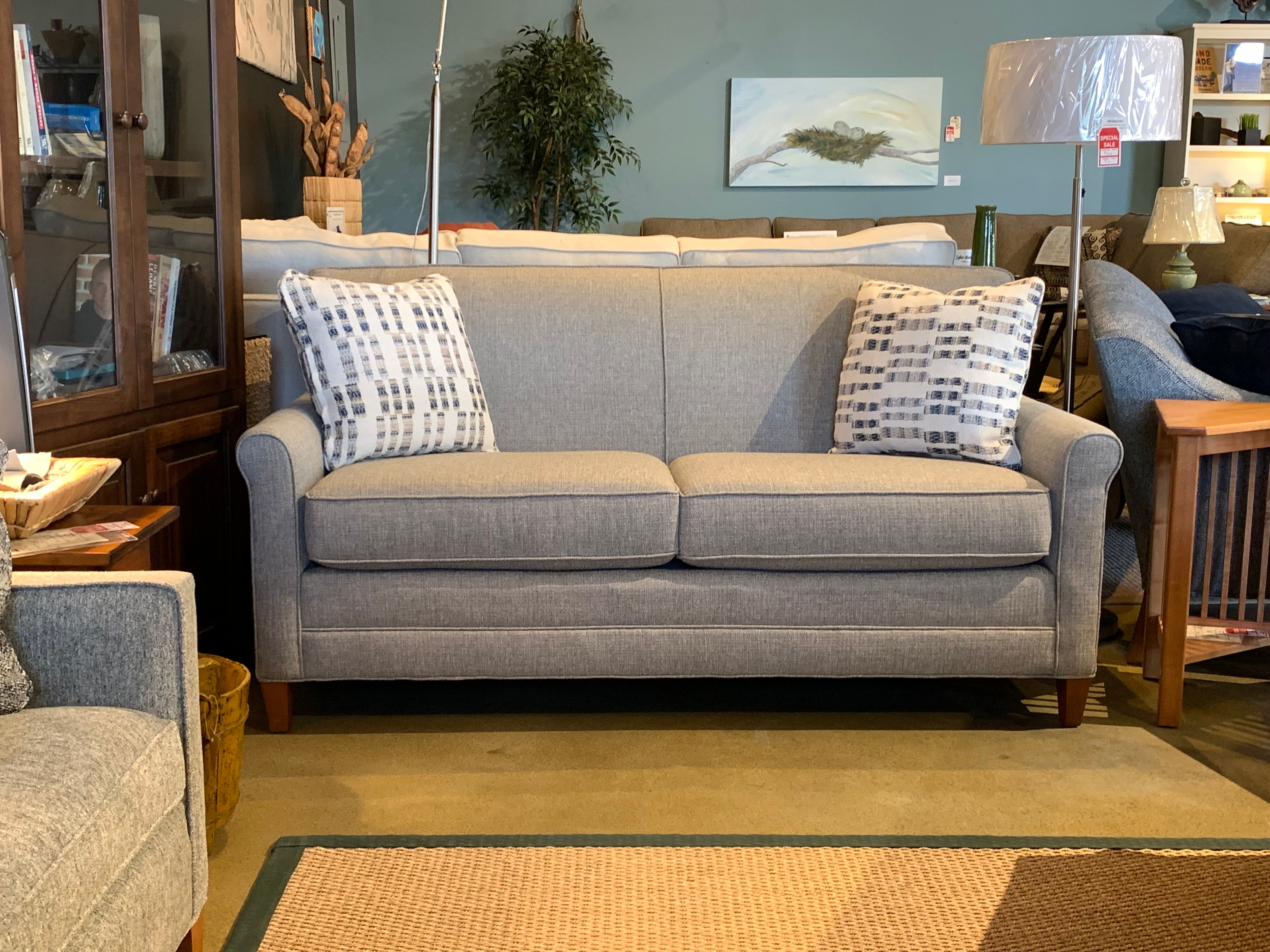 Temple Tailor Made 71 Sofa with Lawson Back - Premium Showroom Model | Luxury Living Room Furniture for Modern Homes & Office Waiting Areas