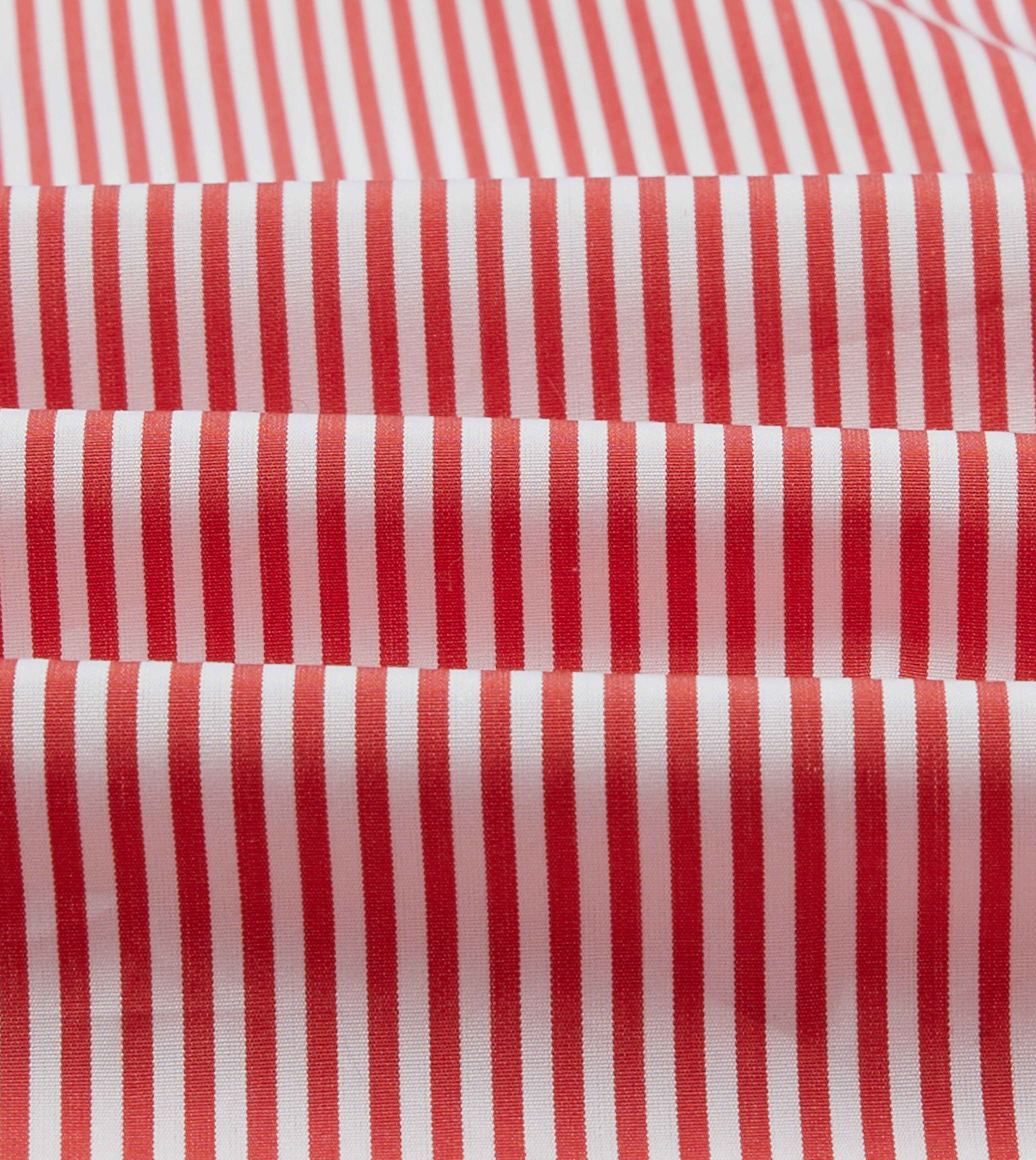 Red Narrow Stripe Cotton Poplin Button Down Shirt for Men - Classic Casual & Business Wear - Perfect for Office, Date Night & Outdoor Events