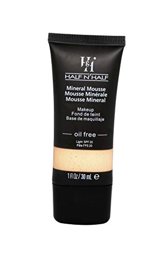 Oil-Free Half N Half Mineral Mousse Foundation SPF 20 - Light Shade 02 (30ml) | Lightweight, Natural Coverage for Daily Wear & Sensitive Skin