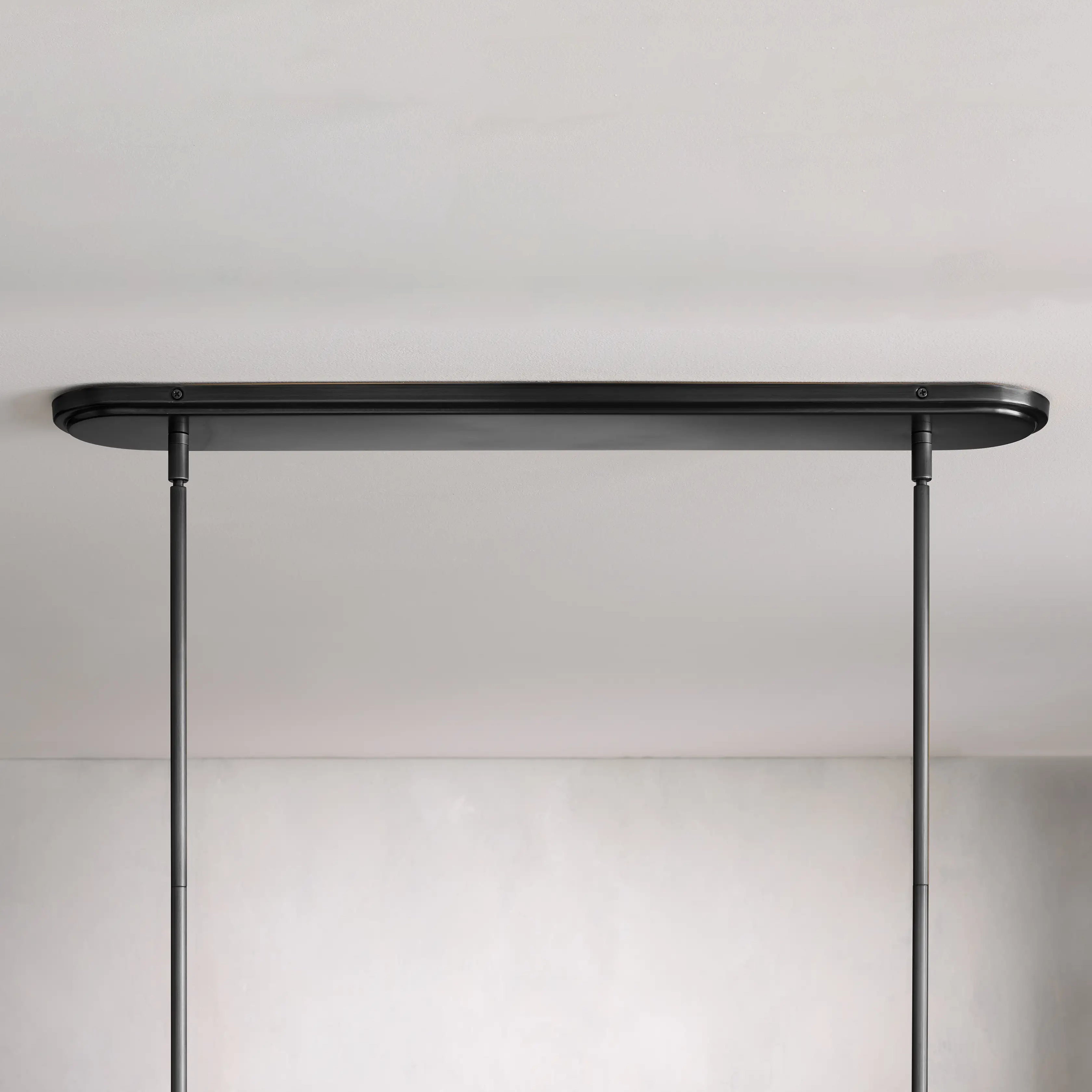 Modern Rhodes Linear Chandelier - Sleek 6-Light LED Pendant Lighting Fixture for Dining Room, Kitchen Island & Contemporary Home Decor | Dimmable, Gold Finish, Easy Installation