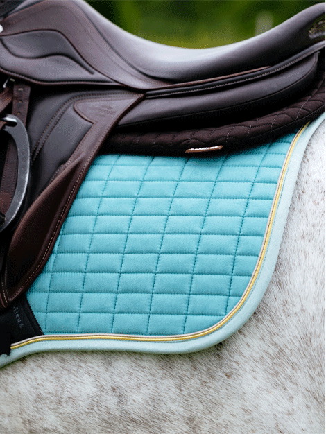 Le Mieux Suede Close Contact Saddle Pad - Premium Equestrian Riding Pad for Horses - Perfect for Dressage, Jumping & Training