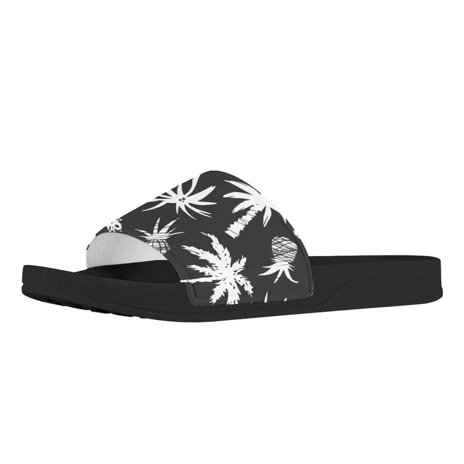 FOR U DESIGNS Women's Summer Sandals - Comfortable Slides for Indoor & Outdoor Use - Non-Slip House Slippers for Beach, Hotel, and Home Relaxation
