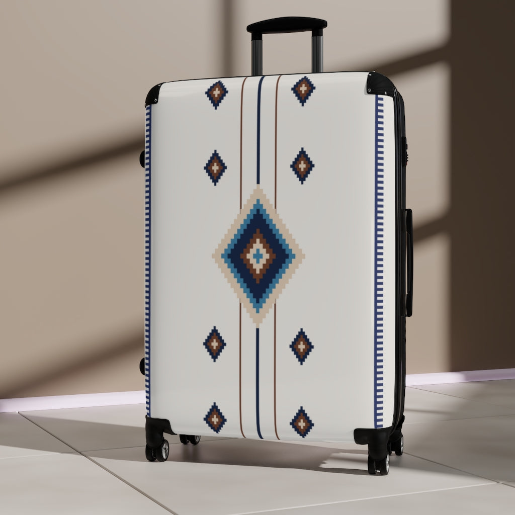 Storm Clouds Southwestern Hardshell Carry-On Cabin Suitcase - Lightweight Durable Luggage for Air Travel & Weekend Getaways