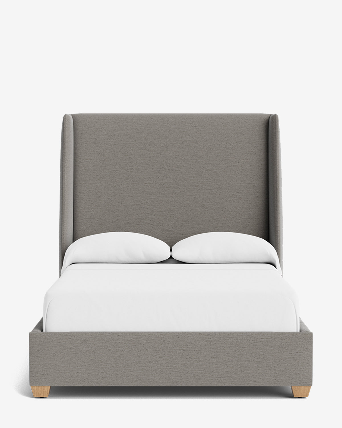 Walt Bed Tall Headboard - Queen Size Upholstered Bed Frame with Adjustable Height - Perfect for Modern Bedroom Decor & Small Spaces