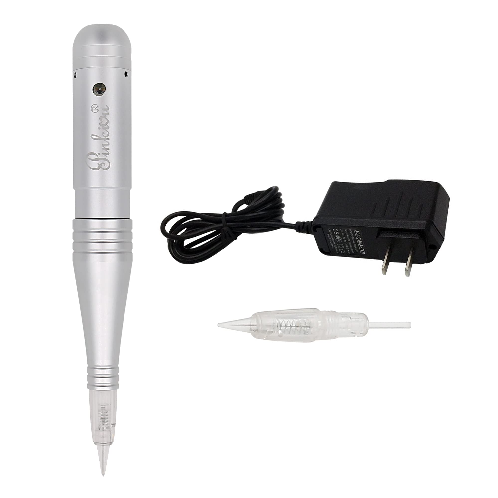 Professional Pinkiou Stroked Eyebrow Tattoo Machine - Microblading Pen for Eyebrows, Eyeliner & Lip Tattooing | Brow Lamination Tool | Salon & Home Use Beauty Device