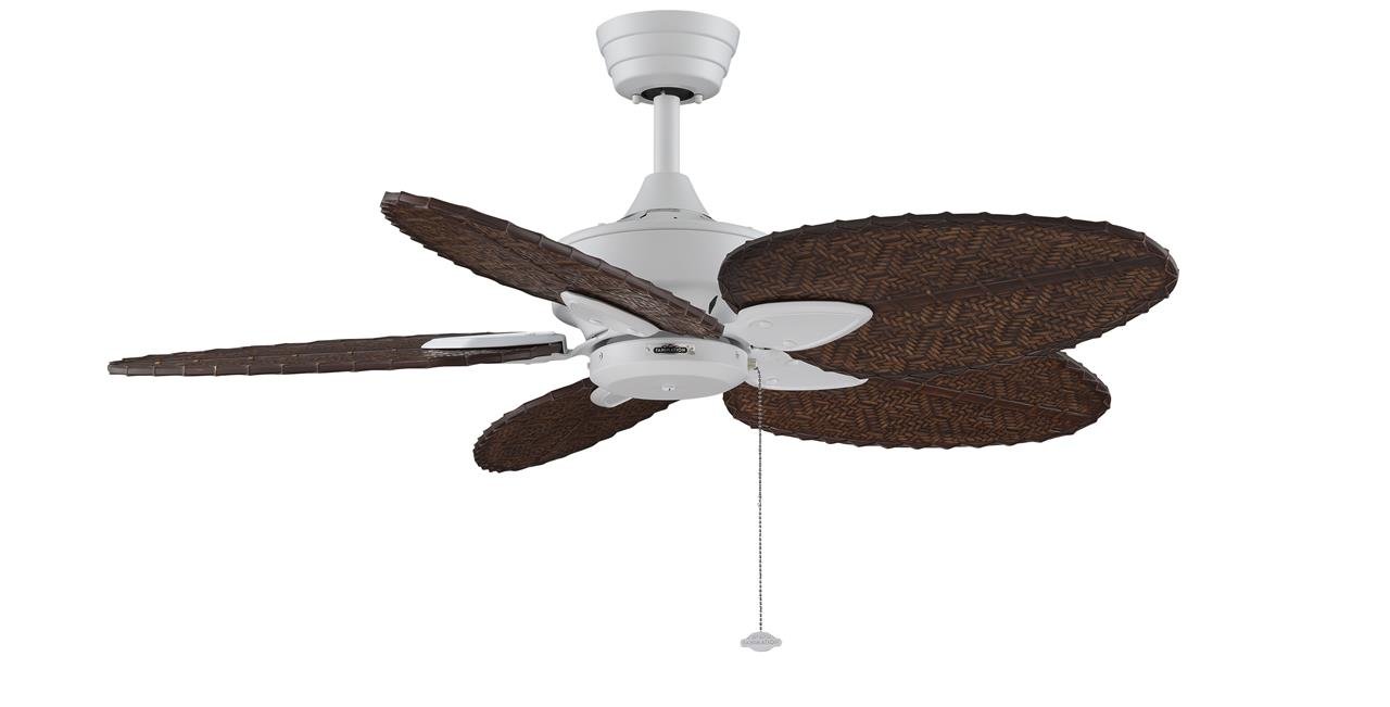 Fanimation MA7500MW Windpointe Ceiling Fan with Motor Only in Matte White - Perfect for Living Room, Bedroom, and Indoor Spaces