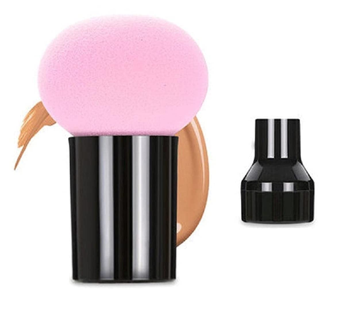 Organic Mushroom Powder Puff Blender Sponge - 6-in-1 Makeup Beauty Blender Set (Pack of 7, Multicolor) for Flawless Foundation, Concealer & Powder Application - Perfect for Travel, Professional Makeup & Everyday Use