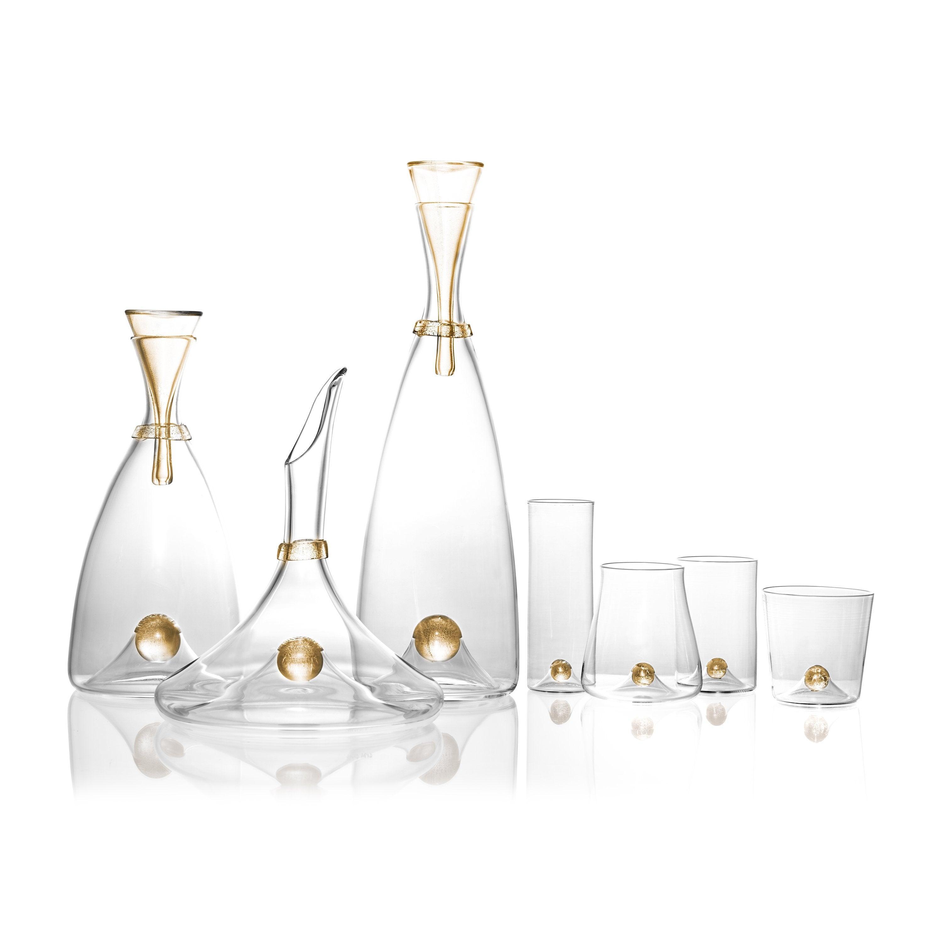 Premium Oro Champagne Flutes - Elegant Crystal Glassware for Weddings, Parties & Celebrations - Set of 6