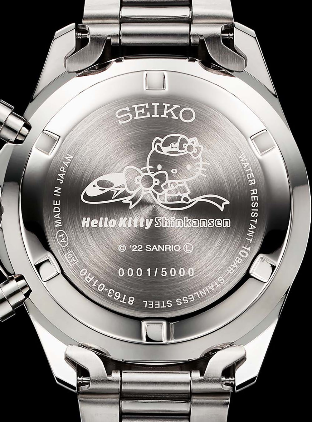 SEIKO HELLO KITTY Shinkansen Limited Edition Watch - Japanese-Made Collectible for Anime Fans & Travel Enthusiasts | Perfect Gift for Sanrio Lovers