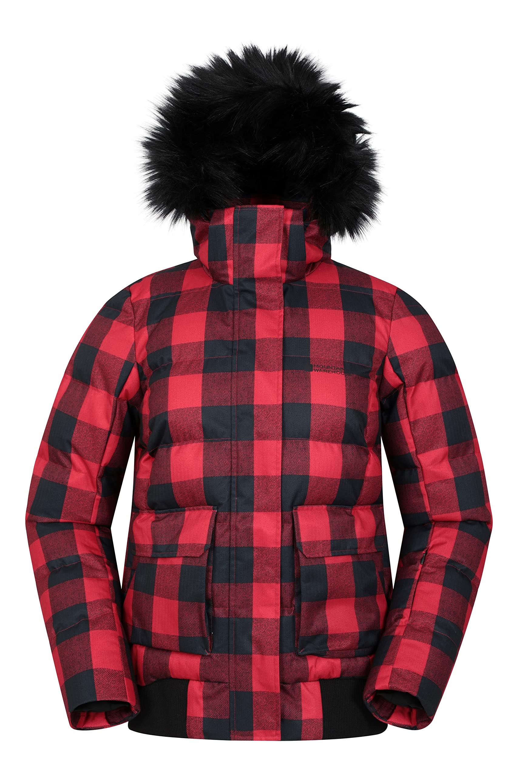 Mountain Warehouse Women's Recycled Padded Ski Jacket - Waterproof, Breathable Snow Jacket with Snow Skirt for Skiing & Winter Outdoor Activities