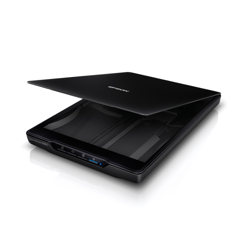 Epson Perfection V39II High-Speed Compact Document & Photo Scanner with 4800 dpi Resolution - Perfect for Home Office, Digitizing Photos, and Business Document Archiving