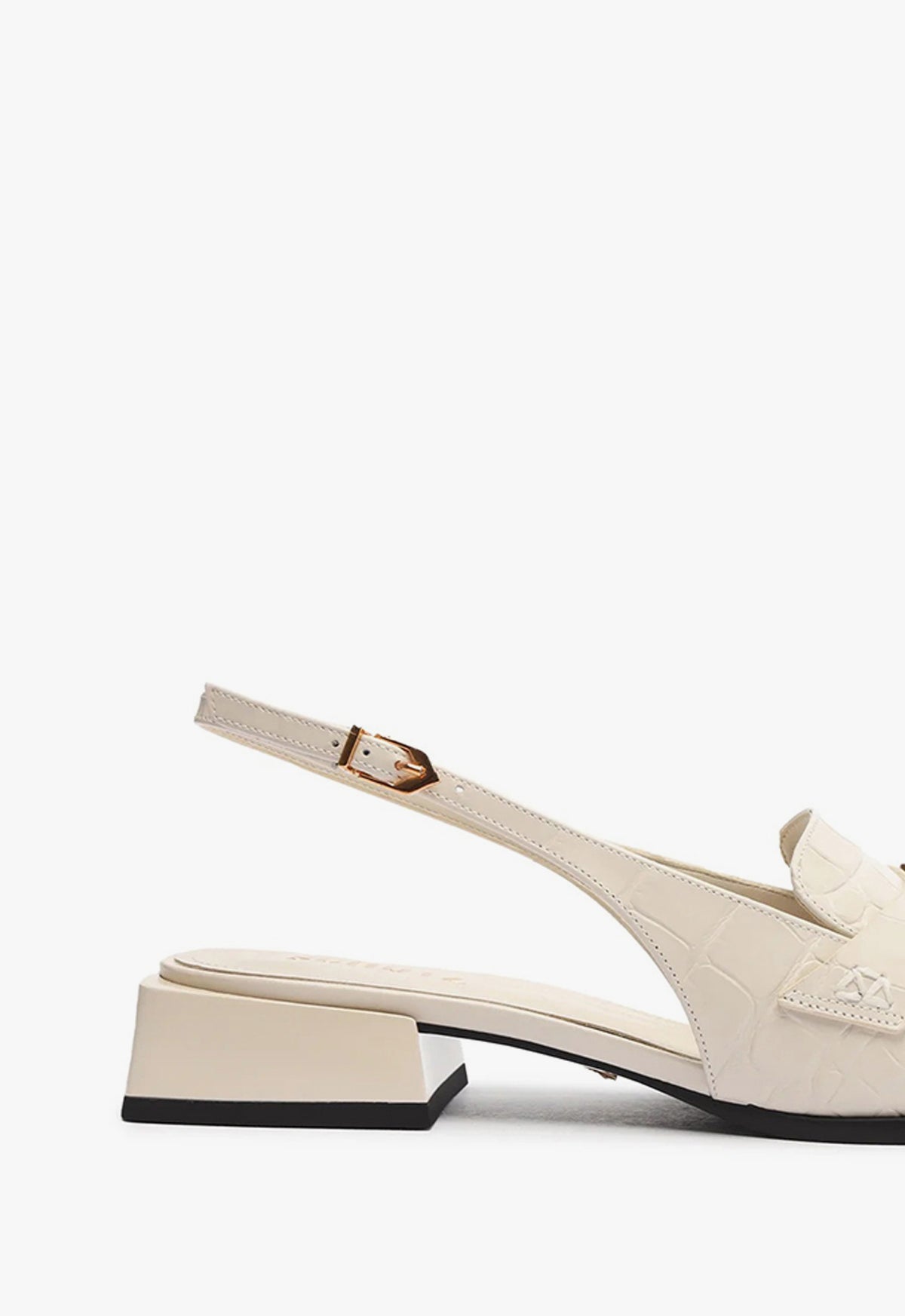 Arizona Sling Block Leather Pump Women's Comfortable Heels - Perfect for Office, Party & Evening Wear | Stylish & Supportive Footwear for Any Occasion