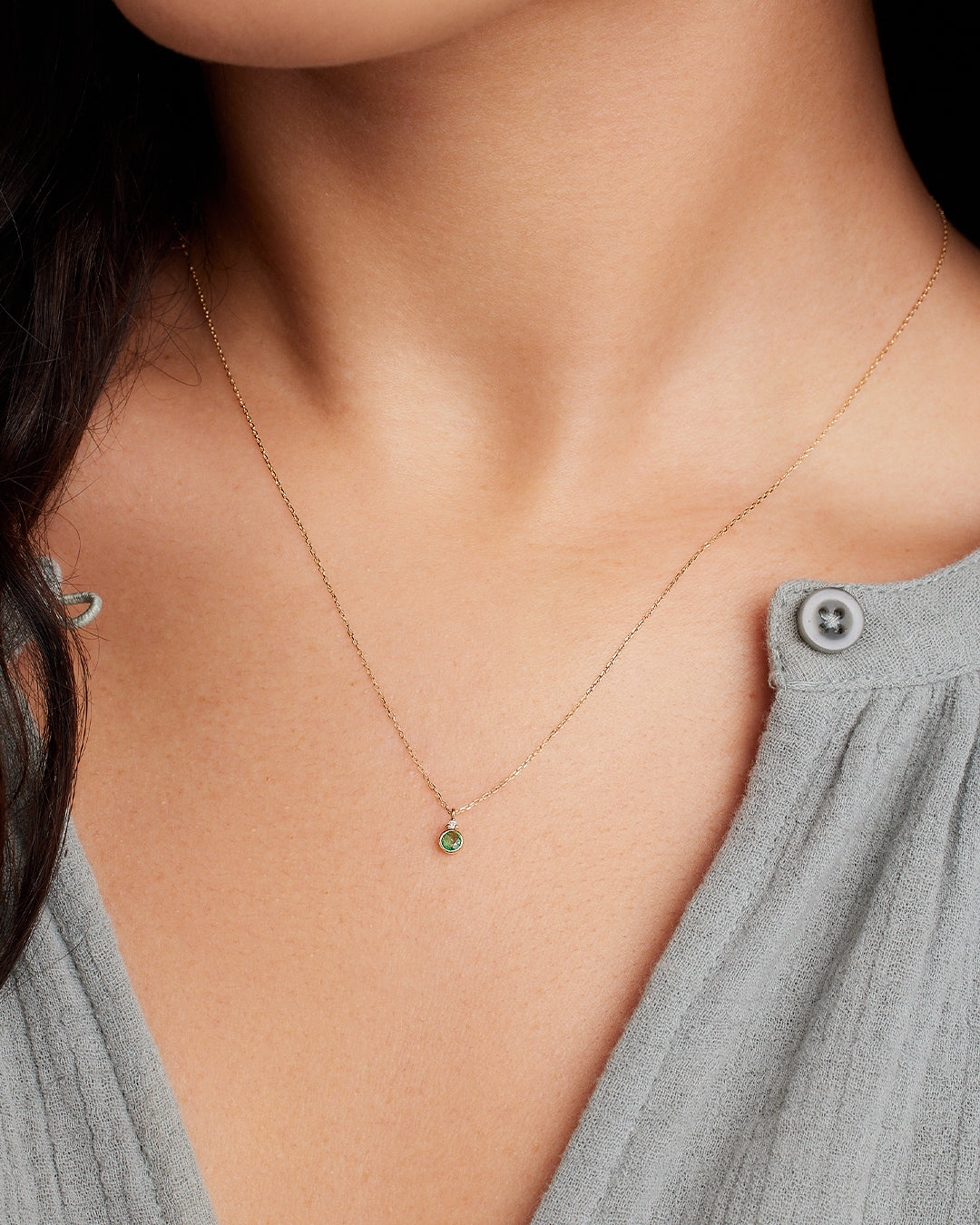 14K Gold Birthstone Necklace for Women - Personalized Zodiac Pendant Jewelry Gift for Mom, Wife, Daughter | Perfect for Birthdays, Anniversaries & Special Occasions
