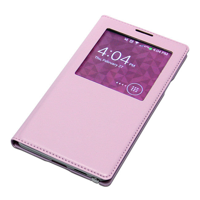 Premium Genuine Leather Flip S View Case for Samsung Galaxy Note 3 III N9000 - Slim Protective Smart Cover with Card Slot | Perfect for Business, Travel & Everyday Use
