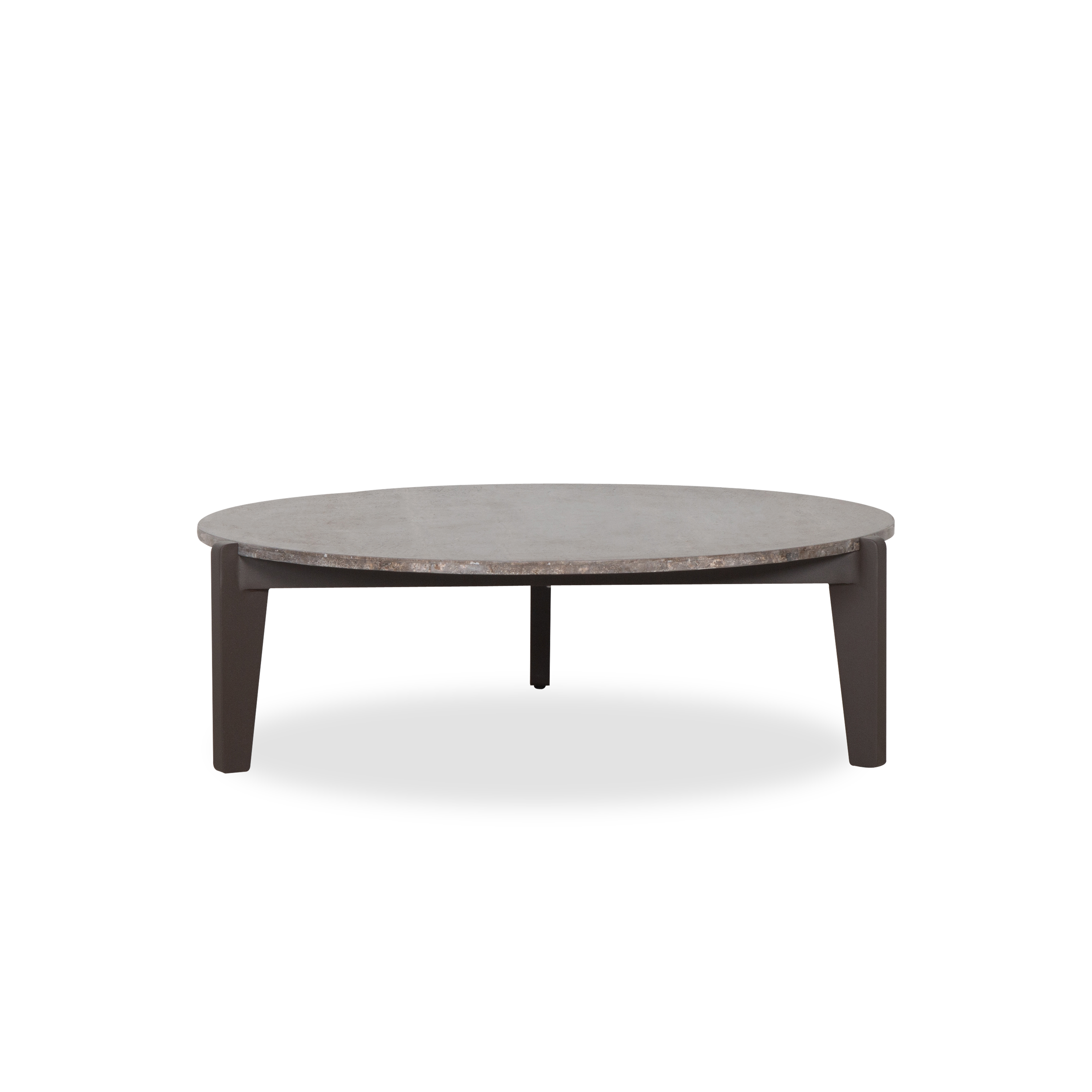 MLB Aluminum Round Coffee Table - Modern Living Room Centerpiece for Home Decor & Entertainment