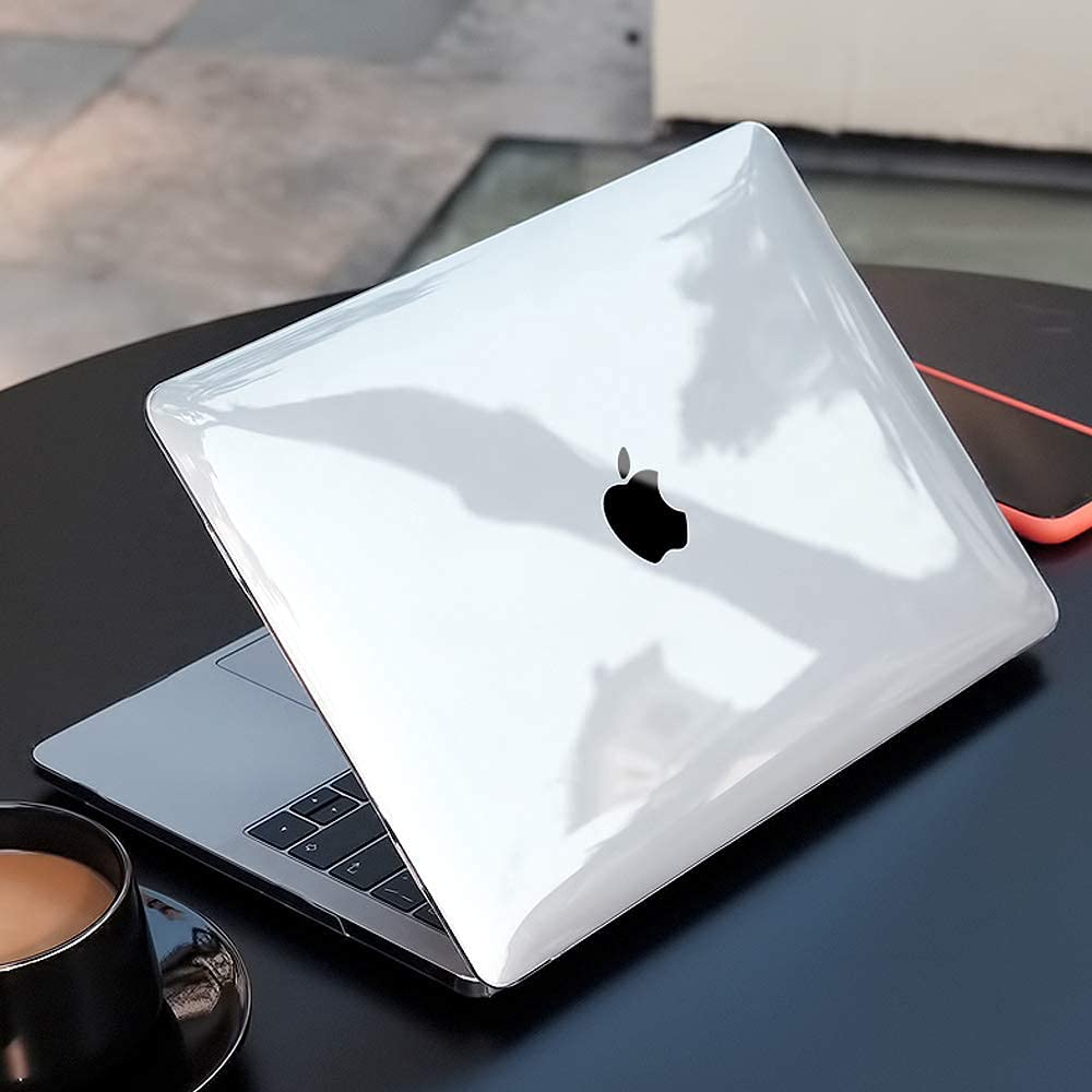 EooCoo Durable Hard Case for MacBook Air 13 inch (M1 Chip 2021-2018 & Retina Display Models) - Includes Clear Plastic Protective Cover, Transparent Keyboard Protector & Anti-Glare Screen Protector | Perfect for Travel, Office & School Use