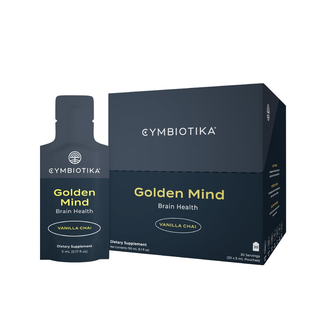 Cymbiotika Golden Mind Nootropic Supplement - Brain Booster for Focus, Memory & Mental Clarity | Supports Cognitive Function & Stress Relief - Perfect for Students, Professionals & Busy Lifestyles