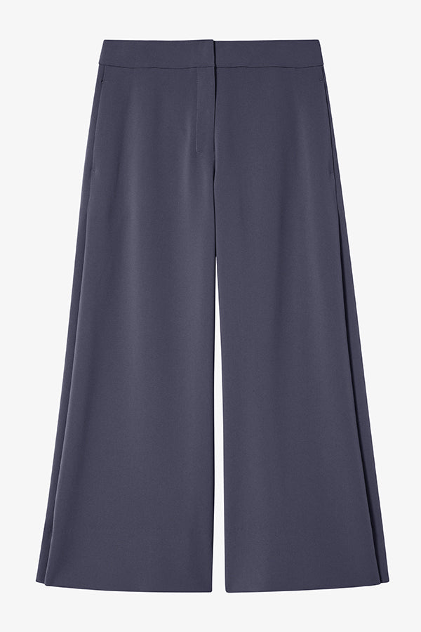Eco-Friendly Heavy Soft Wave Culottes in Caspian Blue | Sustainable Fashion for Casual Wear & Office Outfits