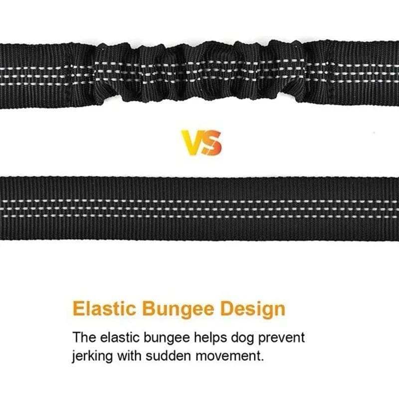 TAHAA 2 Pack Adjustable Dog Seat Belts for Cars - Safety Harness Clip with Elastic Bungee Buffer - Travel Pet Car Accessories for Small Medium Large Dogs | Perfect for Road Trips, Vet Visits & Daily Commutes
