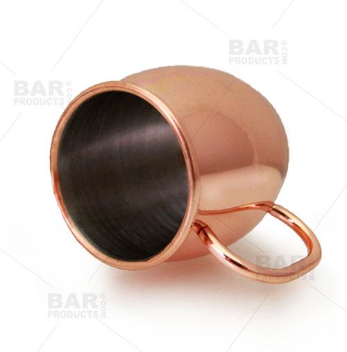 Premium Copper Moscow Mule Mini 2oz Shot Glasses - 4 Pack Set for Cocktails, Whiskey, Tequila & Party Shots - Perfect for Home Bars, Weddings & Gifts