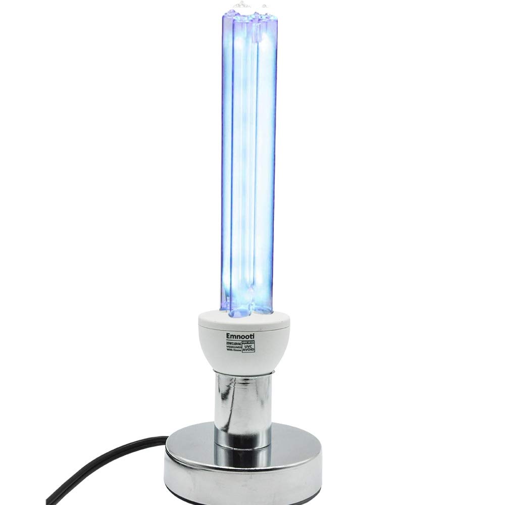 Metal Table Lamp Base with Standard E26/E27 Socket - Compatible with LED, CFL, Halogen & Incandescent Bulbs - Includes Inline ON/Off Switch - Perfect for Desktop, Bedside, Office & Home Decor Lighting