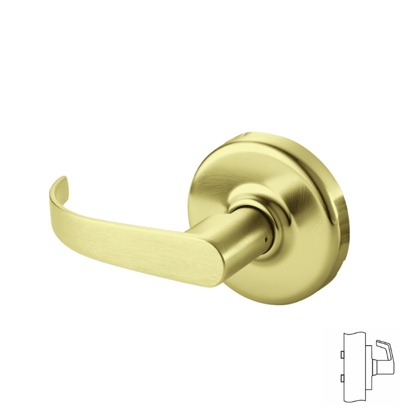 Corbin Russwin CLX3350 PZD Half Dummy Non-Keyed Cylindrical Lock - Secure Interior Doors for Home & Office Use