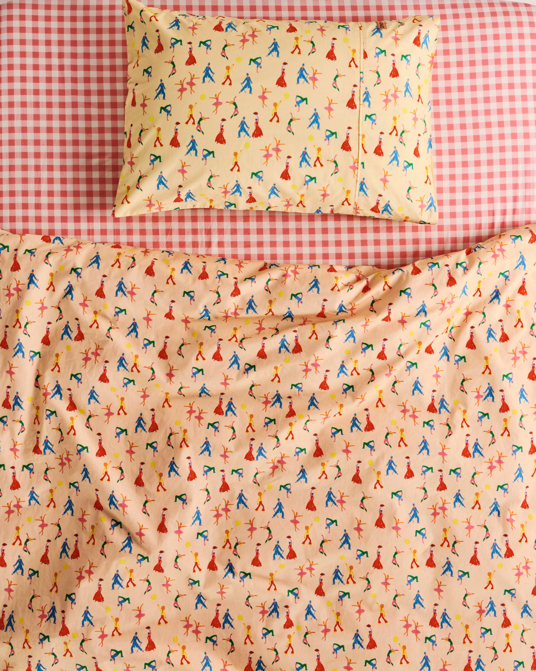 Organic Cotton Pillowcase for Dance Off - Hypoallergenic & Breathable Bedding - Perfect for Dance Competitions, Travel & Sensitive Skin Care