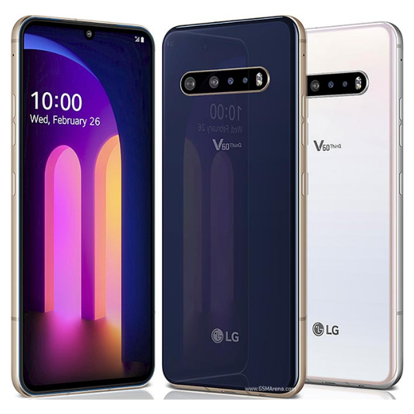 LG V60 ThinQ 128GB Smartphone - T-Mobile Unlocked, Classy Blue - Fast 5G, Dual Screen Ready for Gaming & Productivity