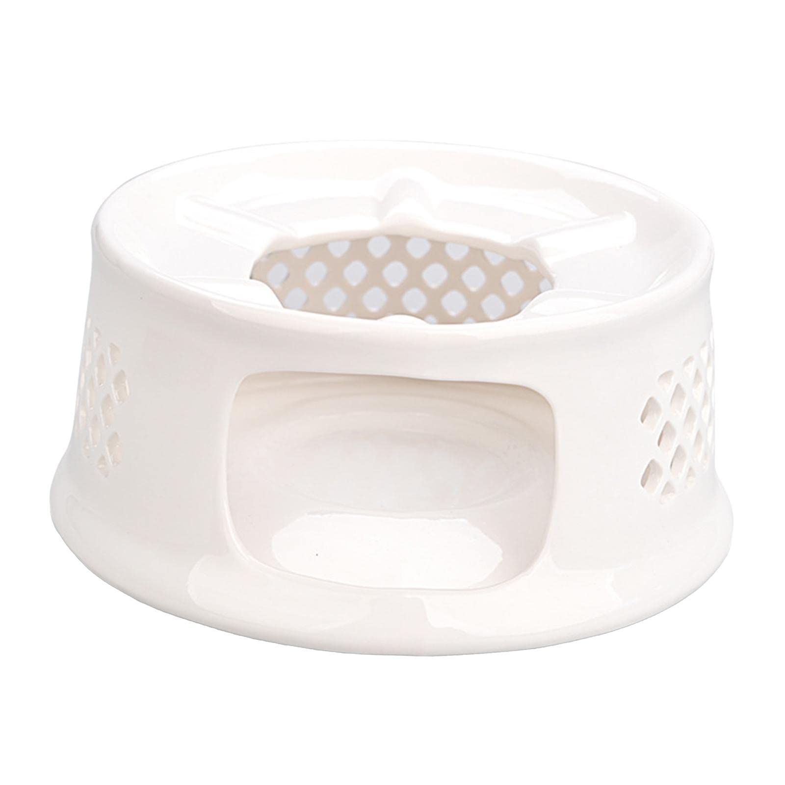 Premium Ceramic Teapot Warmer with Tealight Candle Holder - Modern Kitchen Essential for Warming Tea, Coffee, Milk & Beverages - Perfect for Home, Office & Tea Parties