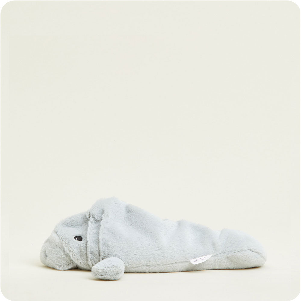 Weighted Heated Manatee Stuffed Animal - Warmies Plush Toy for Stress Relief & Comfort | Perfect for Anxiety, Sleep Aid, and Relaxation at Home or Office