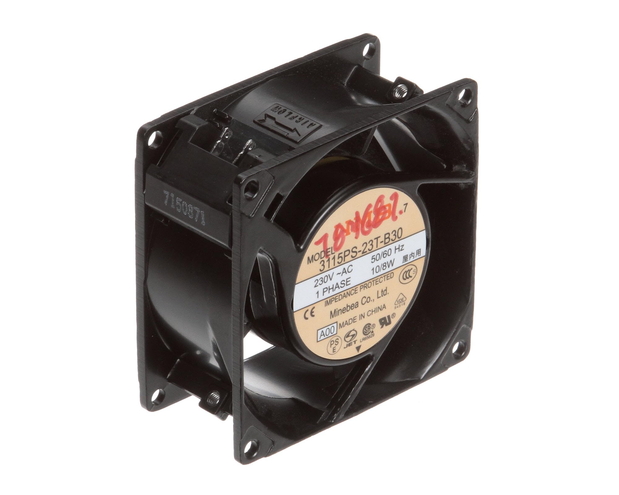 Bakers Pride 784682 Axial 230V Commercial Kitchen Exhaust Fan - Perfect for Restaurant Ventilation & HVAC Systems
