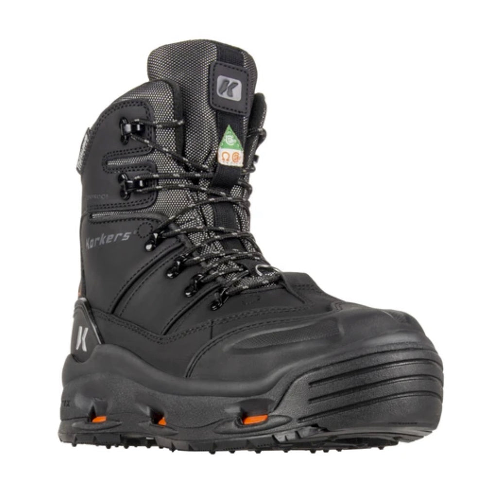 Korkers Snowjack Pro Men's Size 9 Composite Toe Winter Safety Boots IB7520BK - Waterproof Work Boots for Construction, Snow Removal & Outdoor Winter Jobs