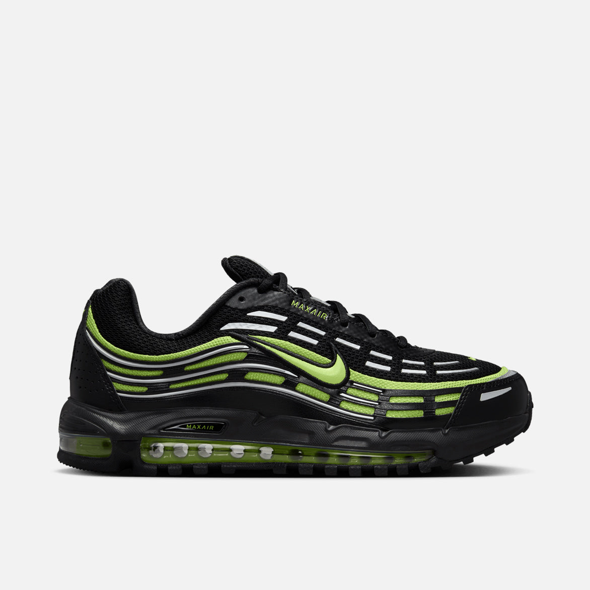 Nike Air Max TL 2.5 Men's Running Shoes - Black/Citron - Lightweight Cushioned Sneakers for Jogging, Gym & Everyday Wear